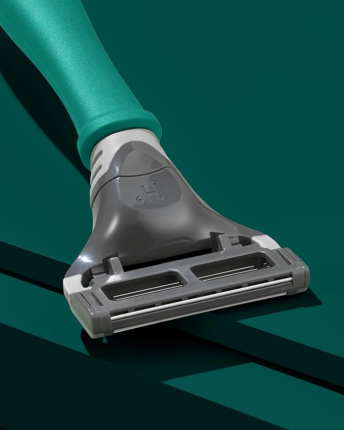 Harry's Original Razor for Men - Razor Handle and Blade Cartridge- German Engineered Blades- Tropical Green