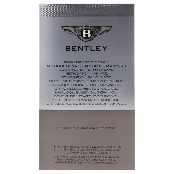 Bentley Infinite Intense Men's Eau de Parfum Spray, 3.4 Ounce