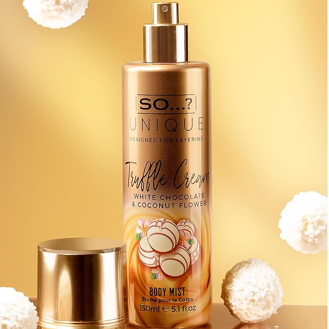 Unique Body Mist - Truffle Cream by So…? for Women - 5.1 oz Body Mist - Pack of 2