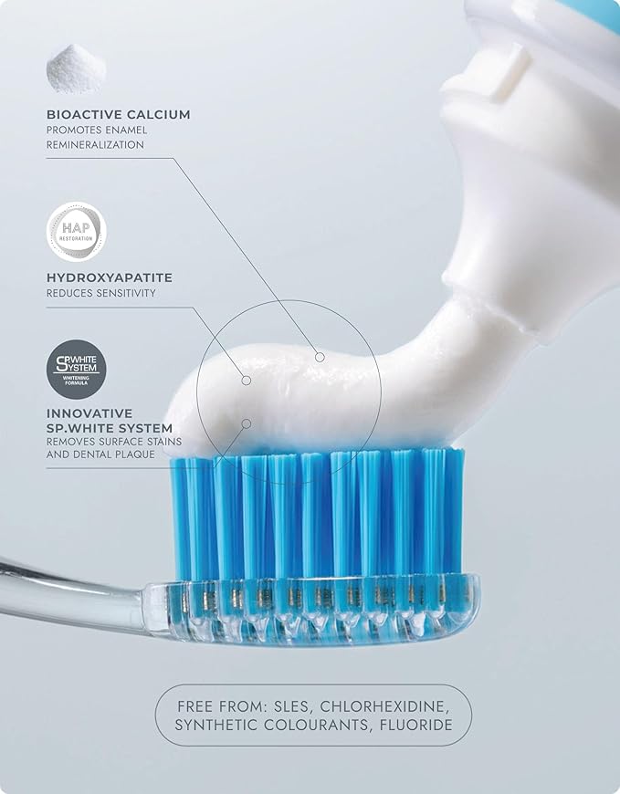 Splat Professional Series Multiple Action Toothpaste With Bioactive Calcium Enamel Restoration Tooth Sensitivity Reduction