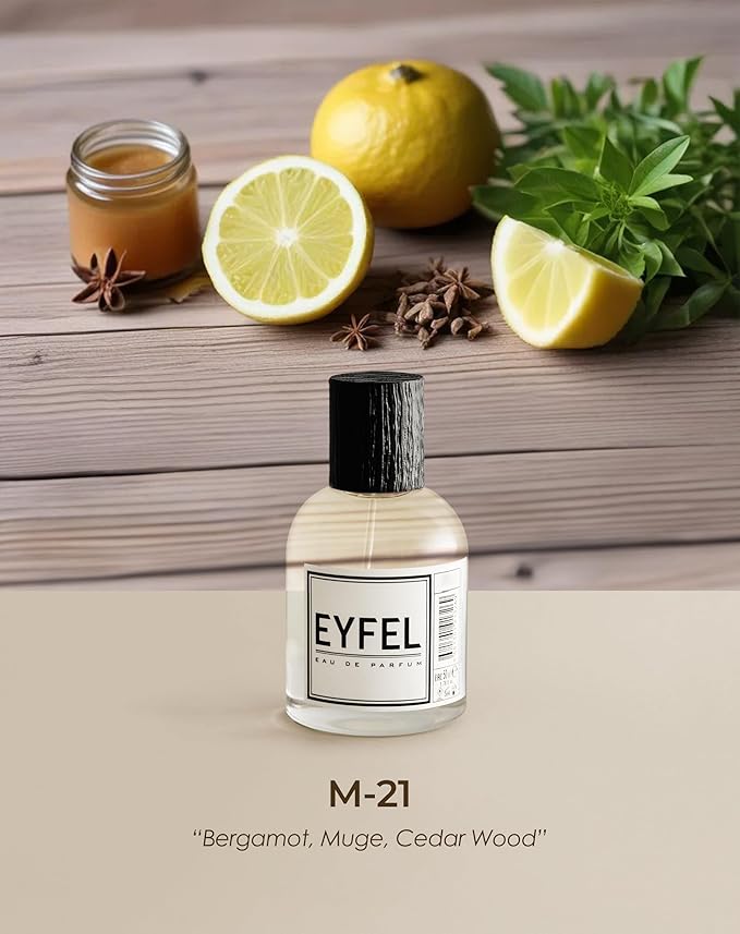 EYFEL Perfume for Men – M21 INSPIRED BY SCULPTURE – Eau de Parfum Spray – Men’s Cologne – EDP 50 ml / 1.76 FL. OZ.