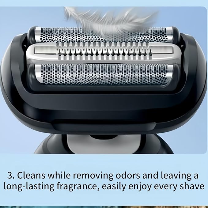 250ml Men's Shaver Cleaning Solution Compatible With Braun CCR2，Compatible With Philips CC13 JC301 CC13，Compatible With Panasonic ES-LM56 ES-4L(2pcs)