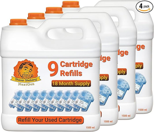 36 Clean & Renew® cartridge refills — 72 months of clean shaving NextGen