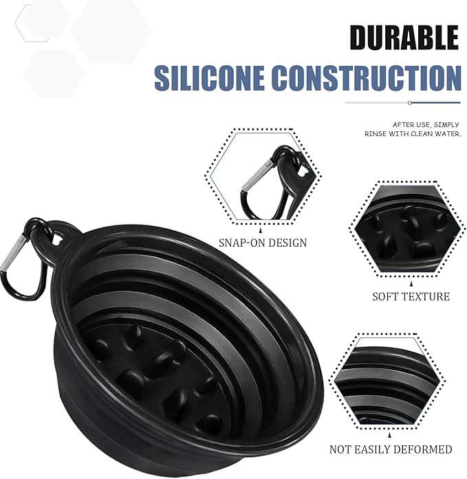 Foldable Shaving Bowl with Carabiner, Silicone Shave Mug for Men, Quick Lather Shaving Cream Bowl, Portable Travel Shaving Soap Bowl, Non-Slip Base, Lightweight Collapsible Design