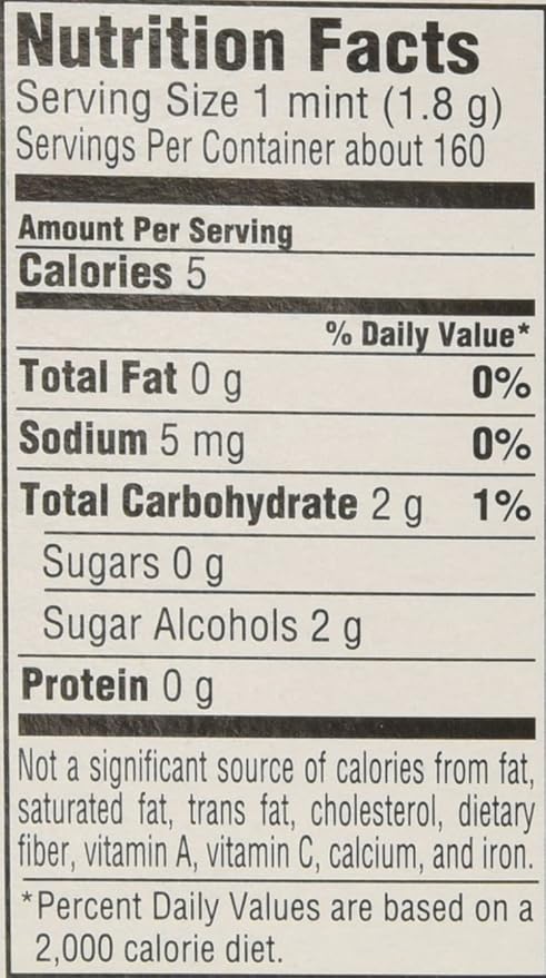 Hershey Breath Savers 3-Hour Peppermint - 1.1 Oz, 8 ea