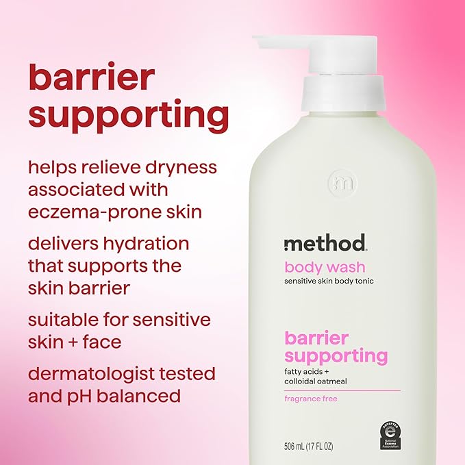 Method Body Wash, Sensitive Skin Body Tonic - Fragrance Free, 17 oz
