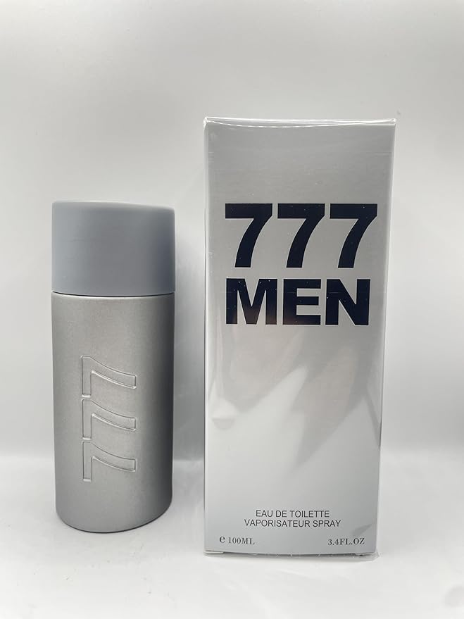 EBC-Collection, 777 MEN SILVER Perfume for Men, 3.4oz/100ml