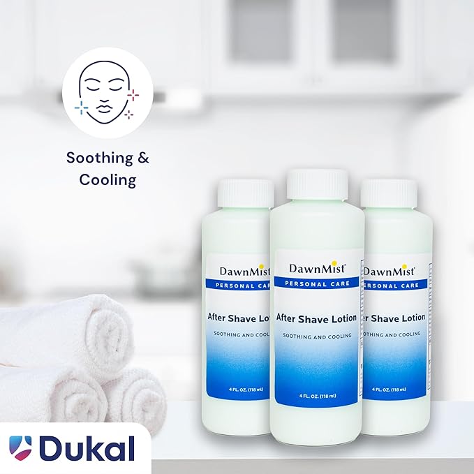 DawnMist Dukal After Shave Lotion by Dukal – Soothing & Cooling Formula, 4 oz Bottle – Refreshing Post-Shave Skin Care for Men (1 Pack)