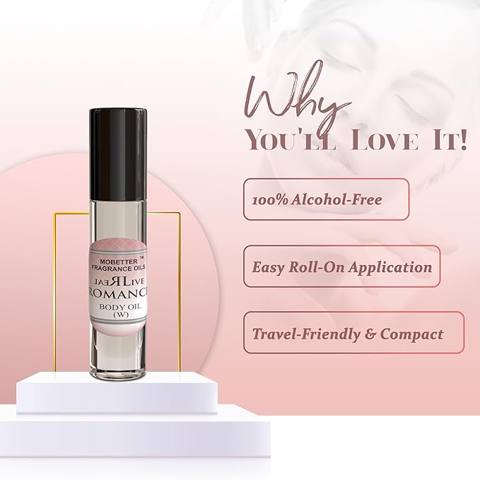MOBETTER FRAGRANCE OILS Real Live Romance Perfume Fragrance Body Oil for Women