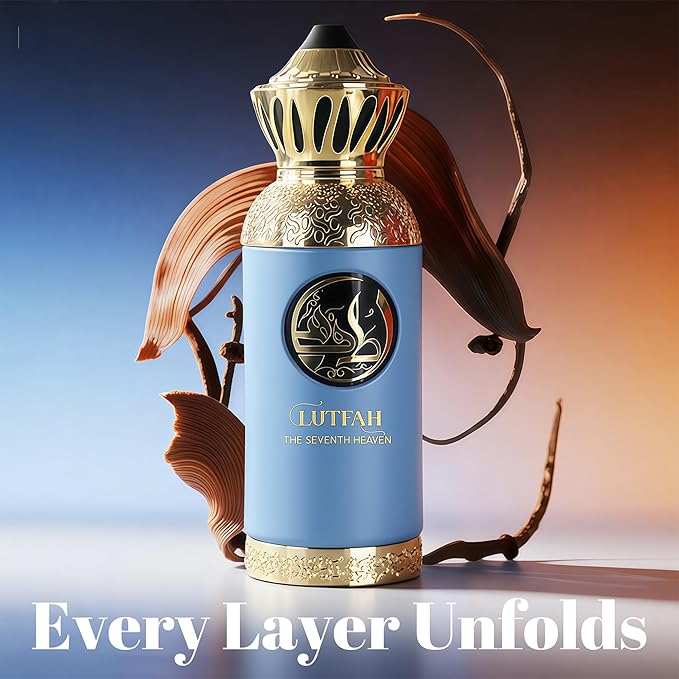 Lutfah Seventh heaven Unisex Perfume 80ml | Eau de Parfum with Pink Pepper,Agarwood,Leather&Musk Scent Fragrance Long-Lasting Luxury Cologne for Men & Women