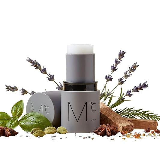 Mdoc Men’s Eau De Parfum Stick – Solid Cologne, Herb Spicy Woody, Alcohol-Free, Long-Lasting Fragrance, Travel-Size, Skin-Safe, Portable 5.5g