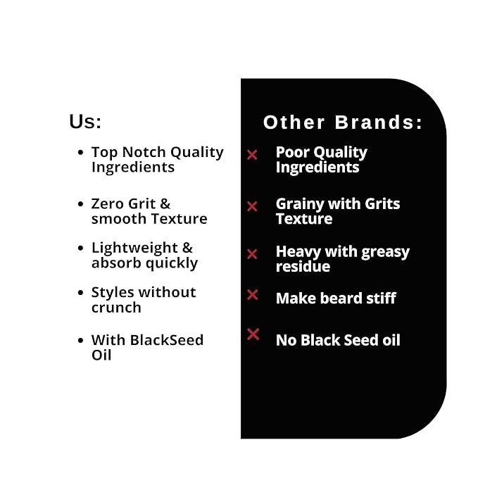 BAHAWAT Beard Balm Tobacco Oud - Styles, Strengthens & Softens Beards - Natural Beard Conditioner- ZERO GRIT Balm - reduces beard itch, 2 ounce