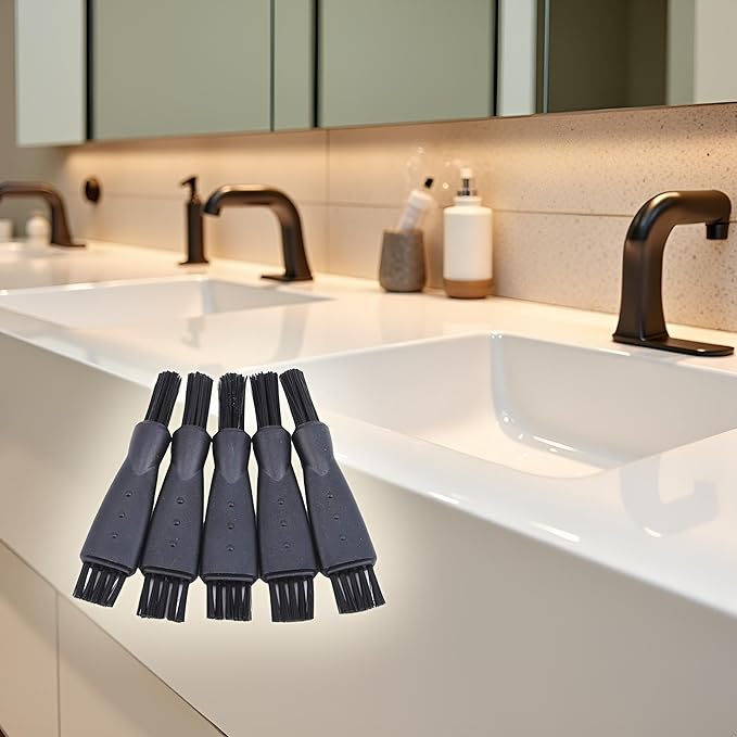 Generic 5pcs Black Plastic Electric Shaver Cleaning Brush Replacement Brushes
