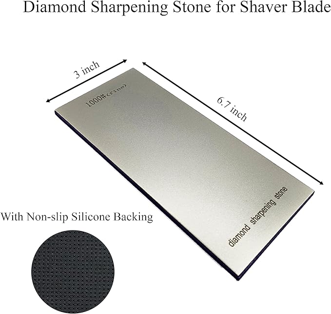 Rotary Electric Shaver Head Shaver Cleaning Brush Shaver Maintenance Kit for Philips, Remington, Freebird, Skull - Diamond Sharpening Stone, Easy Grip, Deep Clean, Sharpen Blades, Prolong Lifespan