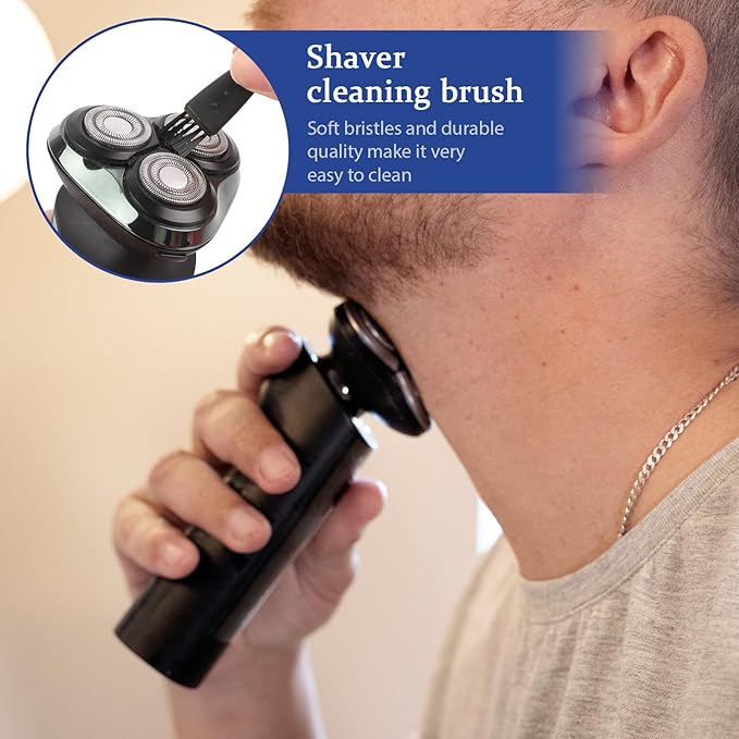 16 Pcs Electric Razor Brush, Double Sided Shaver Cleaning Brush Clipper Brushes Shaving Brushes for Cleaning Trimmer Hair Clipper Keyboard