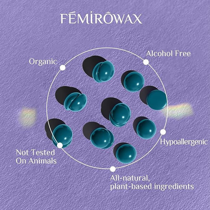 Wax Beads, 1lb Hard Wax Beans for Hair Removal Sensitive Skin with sandalwood Formula Waxing Beads for Full Body Brazilian Bikini Face Eyebrow at Home Wax Refill for Women Men