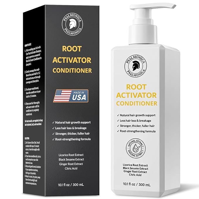 Root Activator Conditioner for Men - Natural Hair Growth Conditioner for Hair Loss and Thinning Hair - Hair Loss RegrowthTreatments for Women Men (300 ml (Pack of 1))