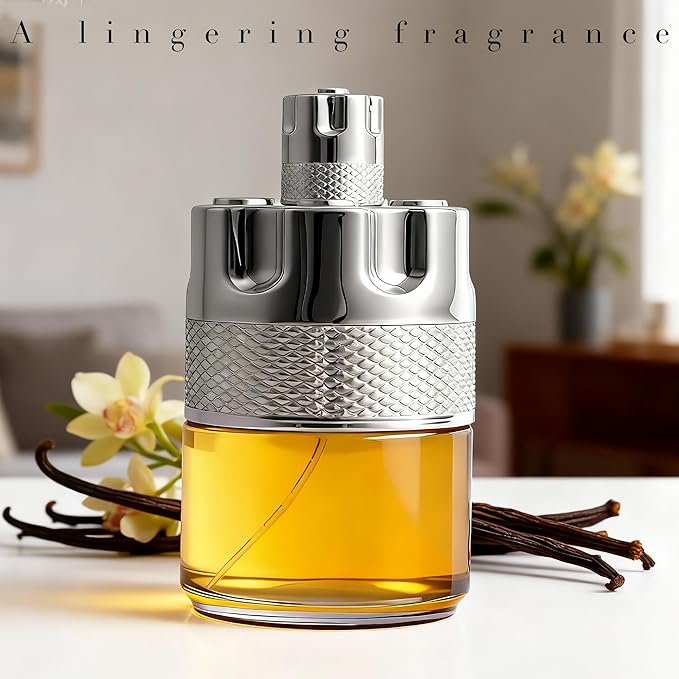 Azura Noir Men's Cologne Long Lasting Woody Spicy Eau de Parfum 100ml Fresh Citrus & Vetiver Fragrance Gift Day to Night Cologne