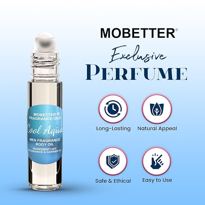 MOBETTER FRAGRANCE OILS Cool Aqua Men Fragrance Body Oil