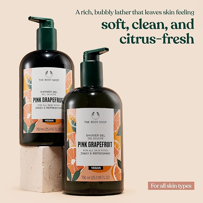 The Body Shop Pink Grapefruit Shower Gel, 25.3 Fl Oz