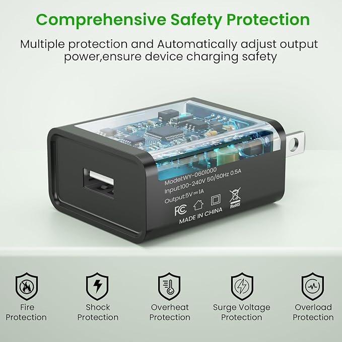 Auspow 5V Charger Fit for Philips Norelco Wet & Dry Electric Shaver Series 2000 2400 2600 3600 3900 5400 5000X 7200 i9000,3000 5000 7000 9000, Fit for Phillips OneBlade QP2724 QP2834 Trimmer Razor