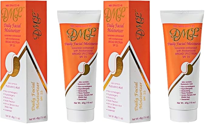 DML Daily Facial Moisturizer, SPF 25-1.5 oz (Pack of 2)