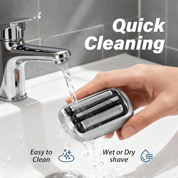74S Replacement Shaver heads Compatible with Series 7 Replacement Head,suitable for 7120s, 7125s, 7127cs, 7171cc, 7175cc, 7185cc and 7189cc.