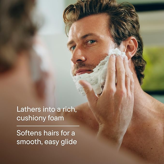 Harry's Plus Shaving Kit for Men - Premium Handle, Razor Blade Cartridge, Foaming Shave Gel, and Travel Blade Cover - Advanced Pivoting System - Tide