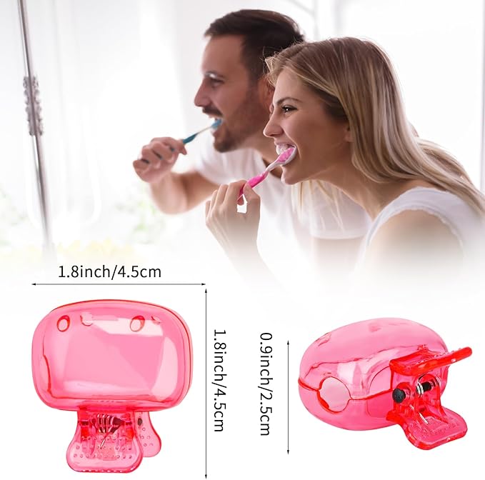 6 Pack Toothbrush Covers Portable Toothbrush Protector Coverings Clips Tooth Brush Storage Head Cover Cap for Kids Bathroom Home Travel Tooth Brush Case