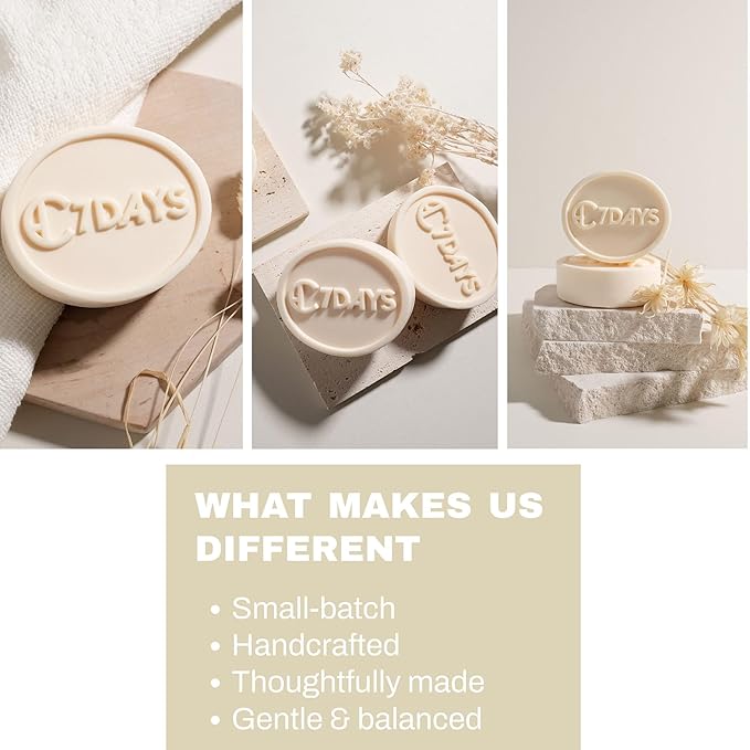 CDH7DAYS Fluffy Peach Bubble Body Soap Bar, Korean Handmade