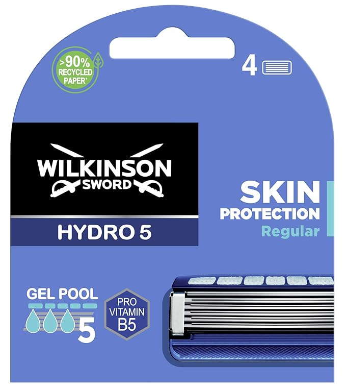 Wilkinson Sword Hydro 5 Skin Protection Razor Blades 4 Blades