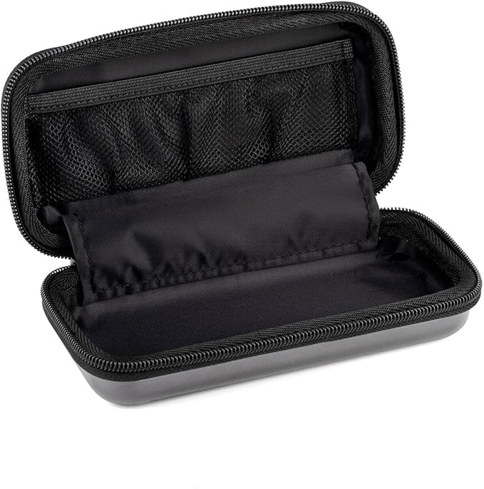EVA Hard Case for Meridian/MANSPOT Shaver Groin & Body Hair Trimmer - Men's Grooming Organizer Storage Bag for Electric Razor and Accessories - Case Only (Grey)