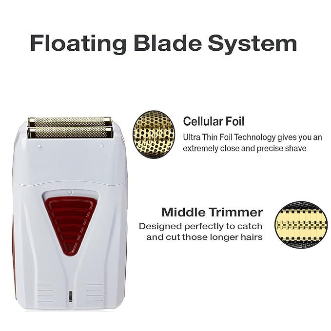 3 Pack Pro Shaver Replacement Foil and Cutters Compatible with andis No.17150/17155/17200 Shaver ProFoil Lithium Replacement Golden