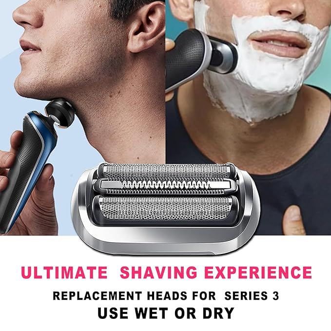 74S Series 7 Braun Electric Shaver Replacement Head Compatible with braun series 7 7120s, 7125s, 7127cs, 7171cc, 7175cc, 7185cc and 7189cc