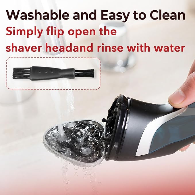 8 Pcs SH30/52 Replacement Heads Compatible with Norelco Shaver Series 1000, 2000, 3000, Dual-Ring Blade Precision