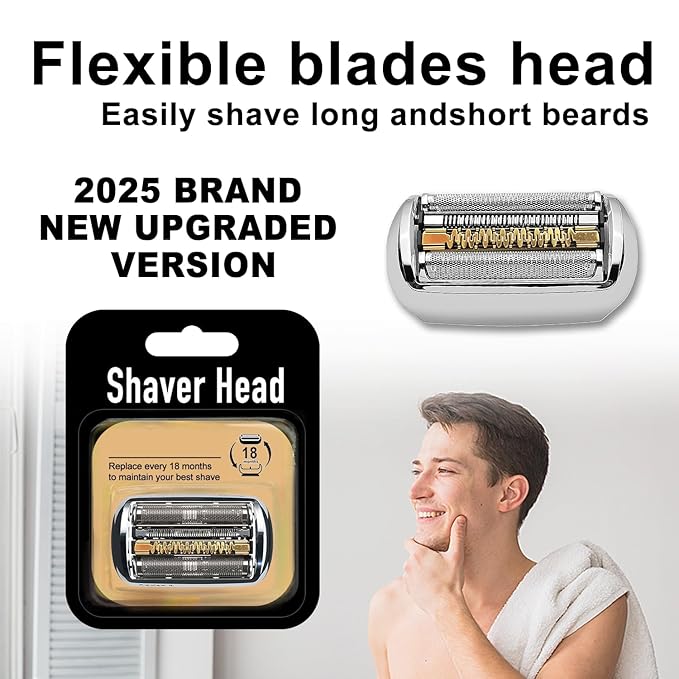 Series 9 92S Electric Replacement Shaver Head Accessories Shaver Compatible with Braun Series 9 Electric Razors 9290cc, 9291cc, 9370cc, 9293s, 9385cc, 9390cc, 9330s, 9296cc (Upgraded ver.)