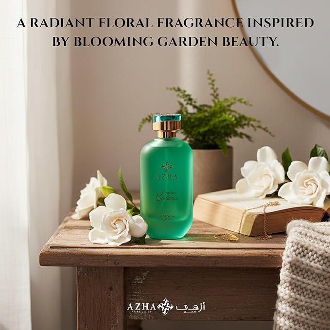 Gorgeous Gardenia Eau de Parfum for Women, Fruity White Floral Musk Perfume Spray with Osmanthus, Pear, Orange Blossom & Amber, Long Lasting Fragrance, Butterfly Nebula, 3.4 Fl Oz
