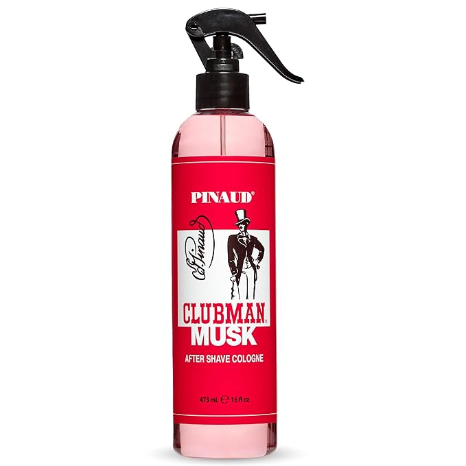 Clubman Musk After Shave Cologne Spray - Classic Fragrance Aftershave for Men, 16 fl oz