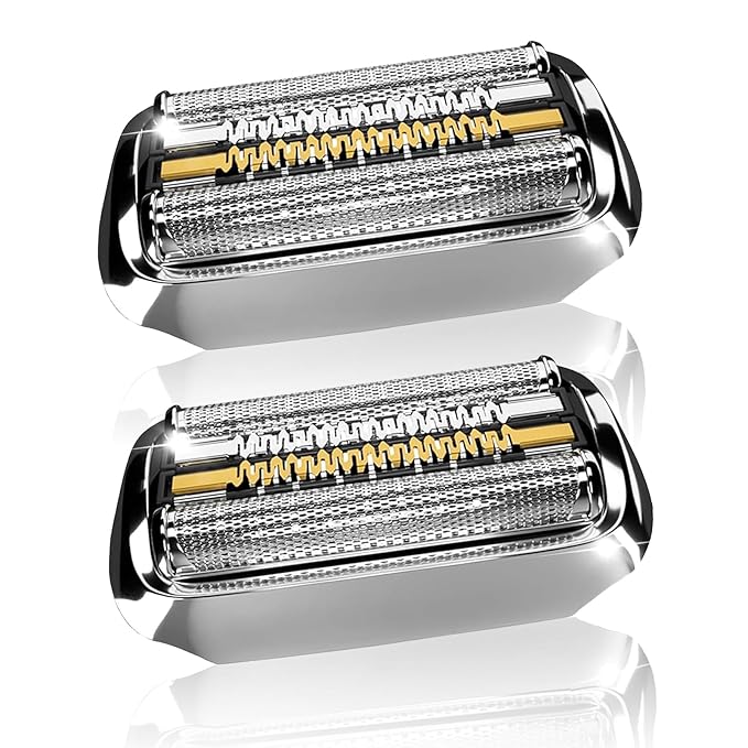 94M Series 9 Pro Electric Shaver Replacement Head for Braun Series 9 Pro and Series 9 Replacement Head for Electric Razors 9290cc, 9291cc, 9370cc, 9376cc, 9293s, 9260s, 9295cc, 9385cc (94M/2pcs)