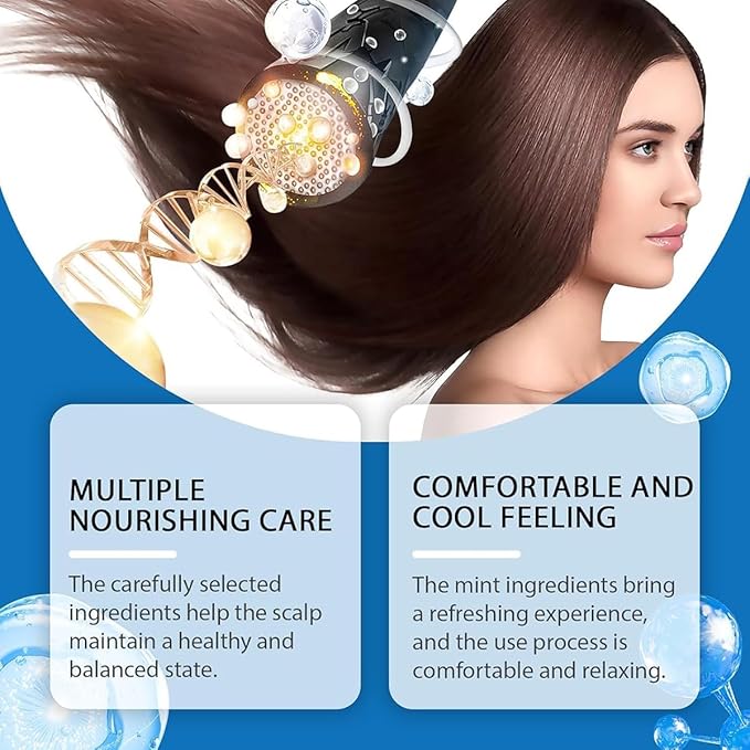 Hair Growth Roll On, Revival Ampoule, Rosemary Hair Groth Serum, Thicker & Stronger Prevents Fall For All Hair (3 Pcs)