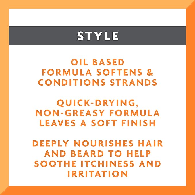 Cantu for Men Hair & Beard Oil, 3.4 fl oz