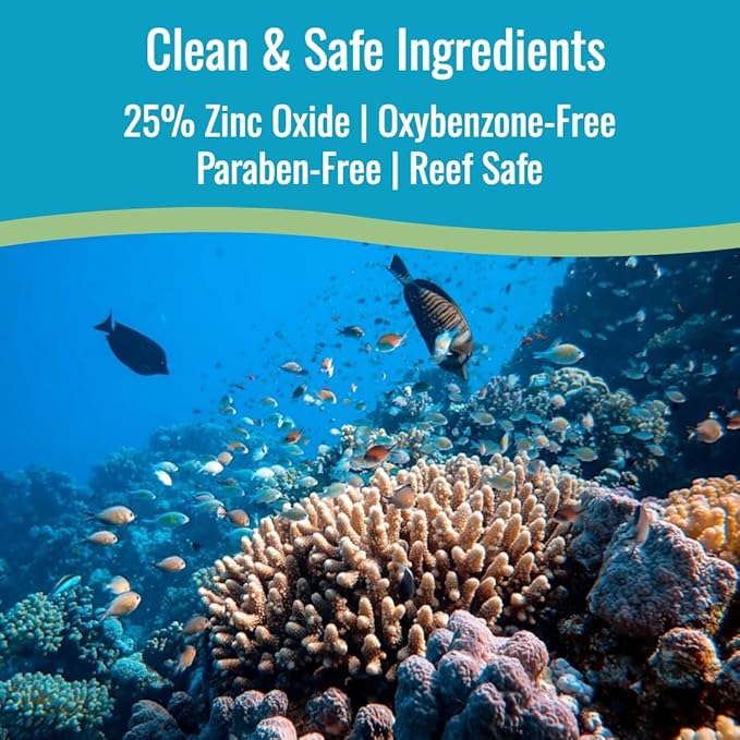 Zinka Colored Zinc Oxide Sunblock – High Zinc Formula for Nose and Face, Water & Sweat Resistant, Flesh