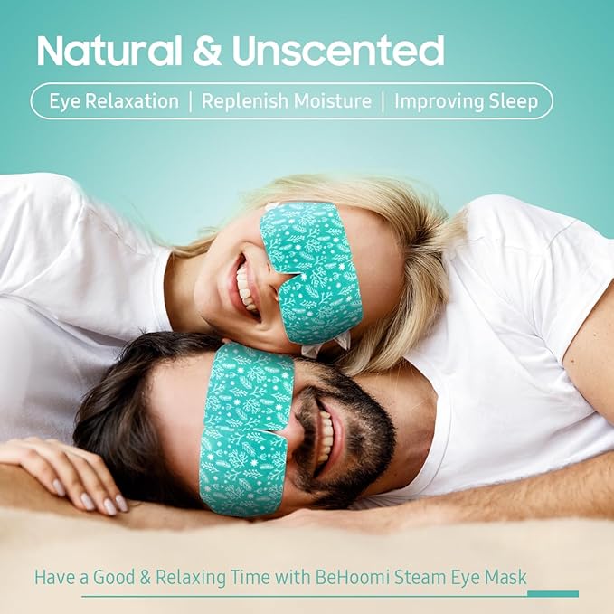 Steam Eye Mask, 10Packs Heated Eye Mask, Self Heating Disposable SPA Warm Compress for Eyes Sleep Mask, Travel Essentials & Relaxation Gifts, Valentine's Day Gifts (Unscented)