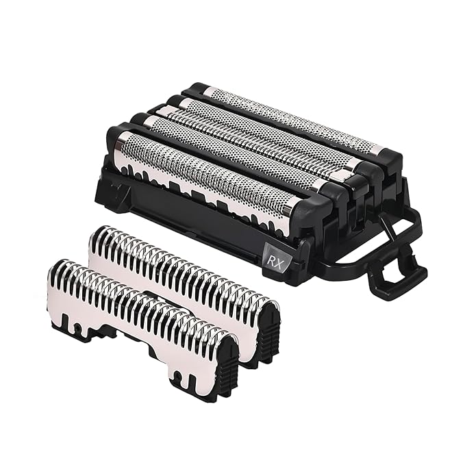 WES9032P Shaver Replacement Blades & Foil Compatible with Panasonic arc5 Shavers | Complete Replacement Kit for Models ES-LV9N, ES-LV95, ES-LV65, ES-XLV9C(1 Foil+2 Cutters) (Arc5(1Foil+2Cutters))