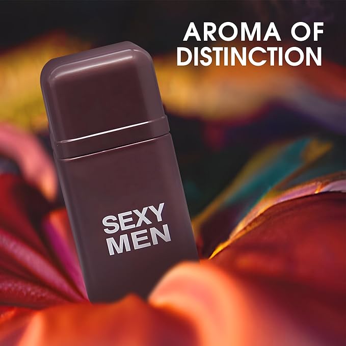 Men's Cologne Gift Set - Variety Pack of 4 Long Lasting Fragrances with 10ml Pheromone Cologne (6PM Ebony/6pm Mist/717 Sexy Men/6pm Royal)