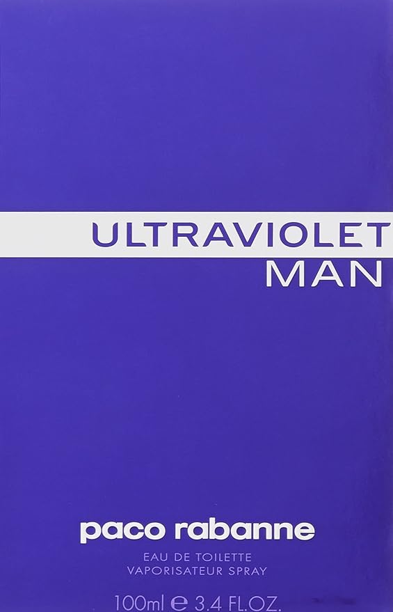 Paco Rabanne Ultraviolet By Paco Rabanne For Men. Eau De Toilette Spray 3.4 Ounces