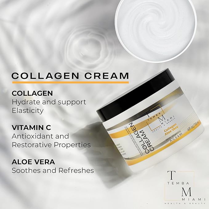 COLLAGEN Face CREAM MOISTURIZER, Non Greasy ANTI-AGING for ALL SKIN TYPES, Including SENSITIVE SKIN, 4 fl oz