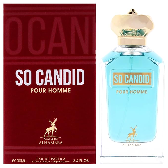 So Candid by Maison Alhambra for Men - 3.4 oz EDP Spray