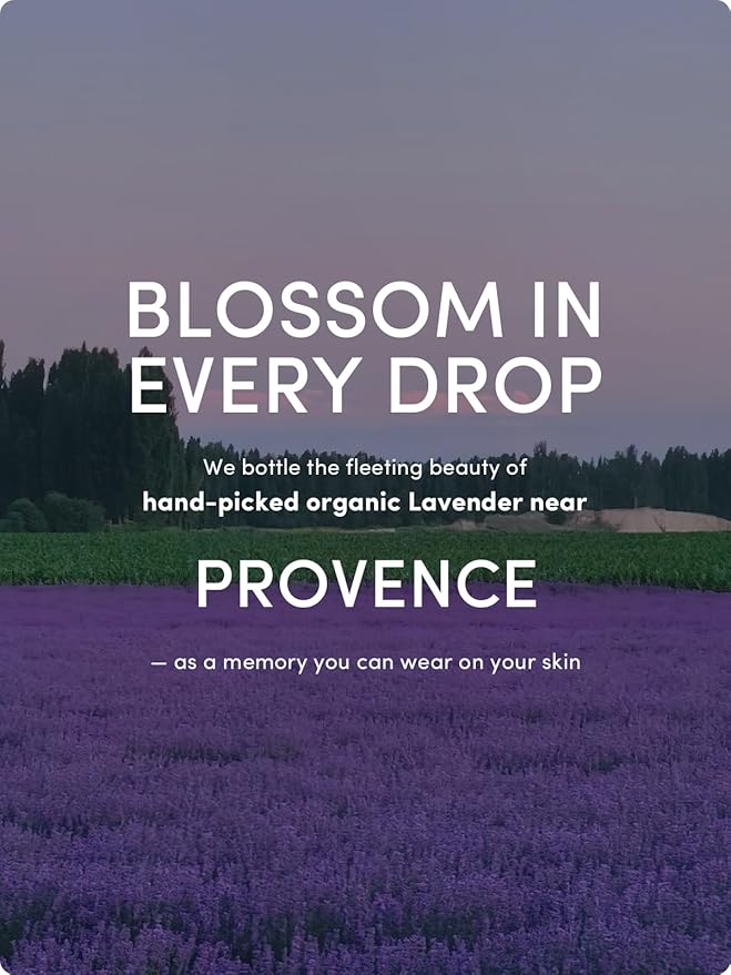 Kustie Lavender Petal Body Wash – With 450 Real Provence Petals, Tea Tree Oil, Squalane & Hyaluronic Acid | Acne-Fighting, Calming & Hydrating Cleanser | Vegan, Sulfate-Free | 16.9 Fl Oz