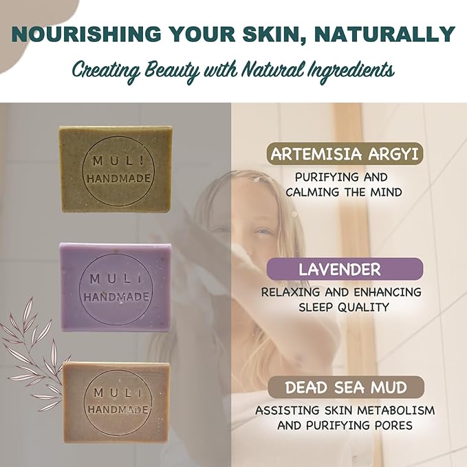 Natural Handemade Bar Soap for Men and Women with Essential oils, Scented Bar Soaps for Bath, Fragrance Regular Use Gift Set (Pack of 2) Rose Marseille
